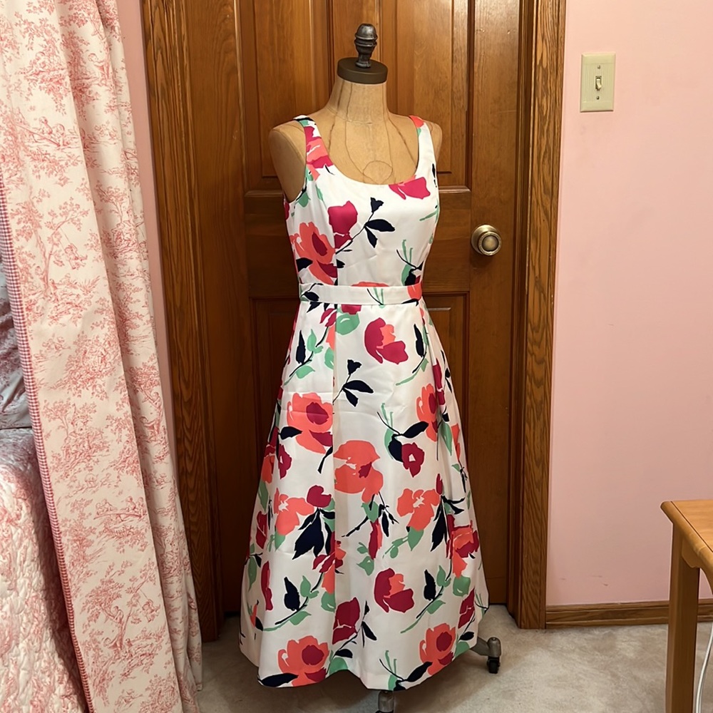 NWT Shoshanna Midnight floral dress size 6